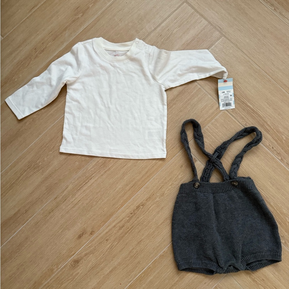 Cat & Jack knit baby set